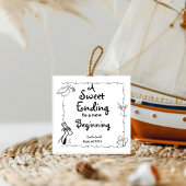 Doodles stijl Hand getrokken Afstuderen gunsten te Bedankjes Labels