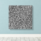 Doodles sur toile (Insitu (Plancher de Bois))