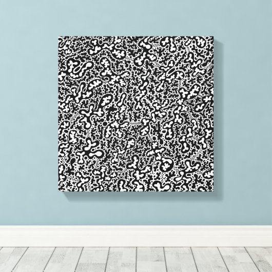 Doodles sur toile (Insitu (Plancher de Bois))