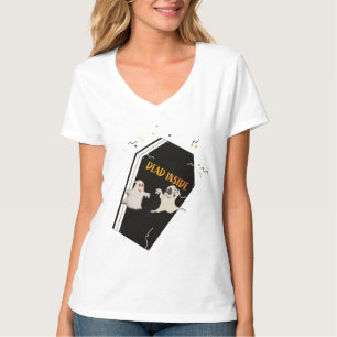 doodlopende doodskist in halloween shirt