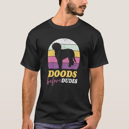 Doods Before Dudes Bernedoodle Labradoodle Goldend T-shirt (Voorkant)