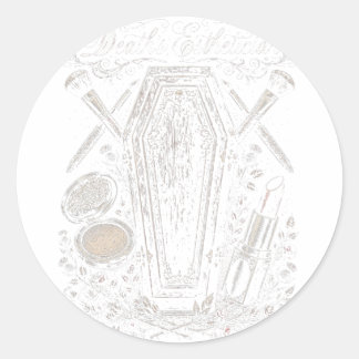 Doodscheerder Ronde Sticker