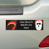 Doodse Eerste Bumpersticker (Op auto)