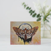 Doodse Hawk Moth Briefkaart (Staand voorkant)