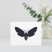 Doodse Hawk Moth Briefkaart (Staand voorkant)