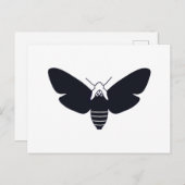 Doodse Hawk Moth Briefkaart (Voorkant / Achterkant)