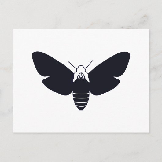 Doodse Hawk Moth Briefkaart (Voorkant)