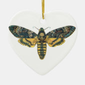 Doodse Hawk Moth, Large Moth, Moth Print Keramisch Ornament (Voorkant)