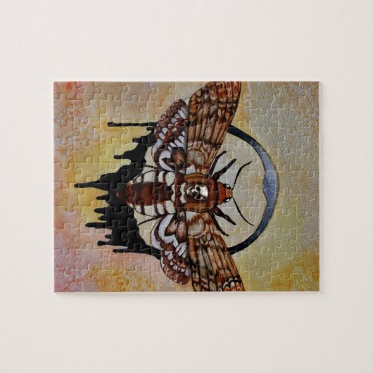 Doodse Hawk Moth Legpuzzel (Horizontaal)