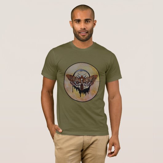 Doodse Hawk Moth T-shirt (Voorkant volledig)