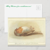 Doodse kerstKaart Feestdagenkaart (Voorkant / Achterkant)