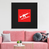 Doodsheid doden canvas afdruk (Insitu (Woonkamer))
