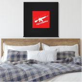 Doodsheid doden canvas afdruk (Insitu (Slaapkamer))