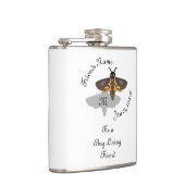 Doodshoofd Hawk Moth Monogram Heupfles (Rechts)