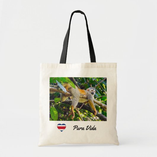 Doodshoofdaapjes in Manuel Antonio NP - Costa Rica Tote Bag (Voorkant)
