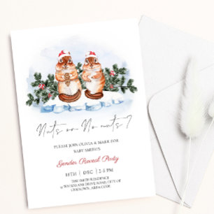 Doodshoofdaapjes Kerstwinter Kaart