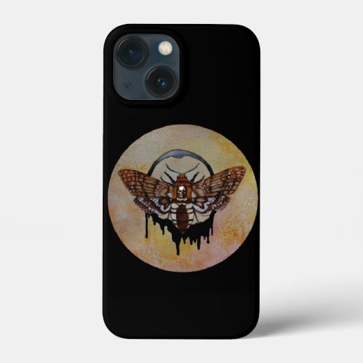 Doodshoofdvlinder Case-Mate iPhone case (Achterkant)