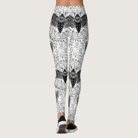 doodskop leggings (Achterkant)
