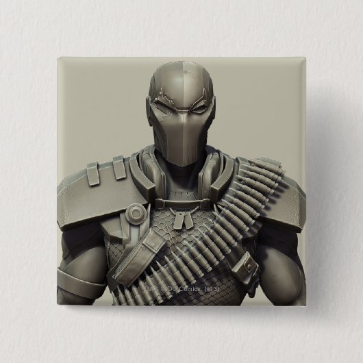 Doodslag Vierkante Button 5,1 Cm (Voorkant)