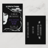 doodsmaan visitekaartje (Voorkant / Achterkant)