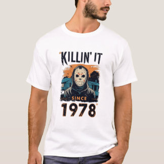 Doodt het sinds 1978 - Michael Myers vintage Hallo T-shirt