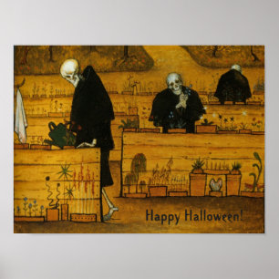"Doodtuin" aangepast Halloween poster