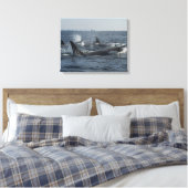 doodwalvis canvas afdruk (Insitu (Slaapkamer))