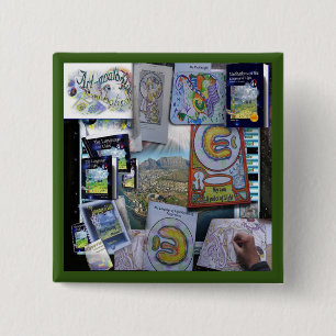 Doodwerkboeken Vierkante Button 5,1 Cm