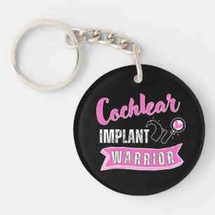 Doof bewustzijn - Cochleair implantaat krijger Sleutelhanger