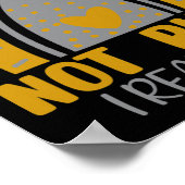 Doof niet onbeleefd Rainbow Deaf Awareness ASL Sig Poster (Hoek)