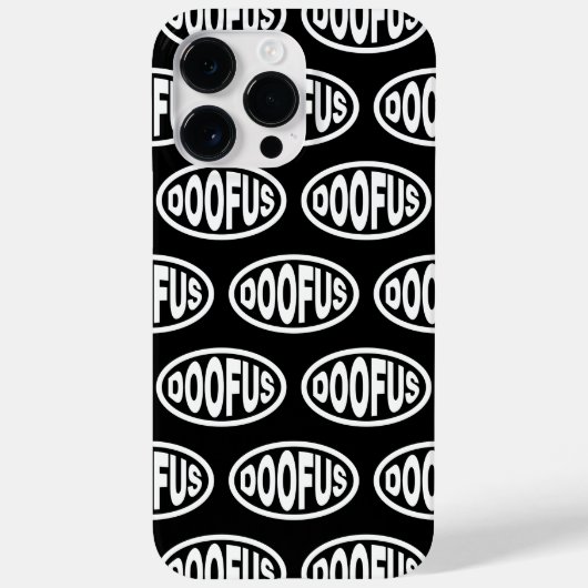 DOOFUS Case-Mate iPhone CASE (Achterkant)