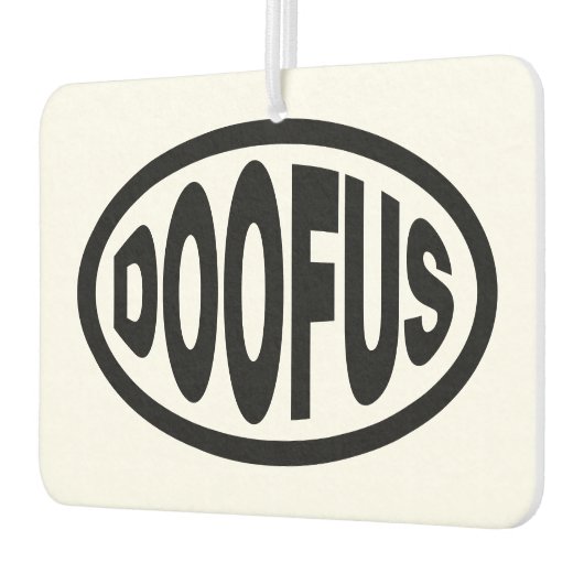 DOOFUS LUCHTVERFRISSER (Links)