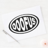 DOOFUS OVALE STICKER (Envelop)
