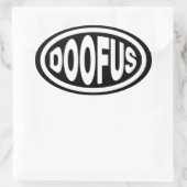 DOOFUS OVALE STICKER (Tas)