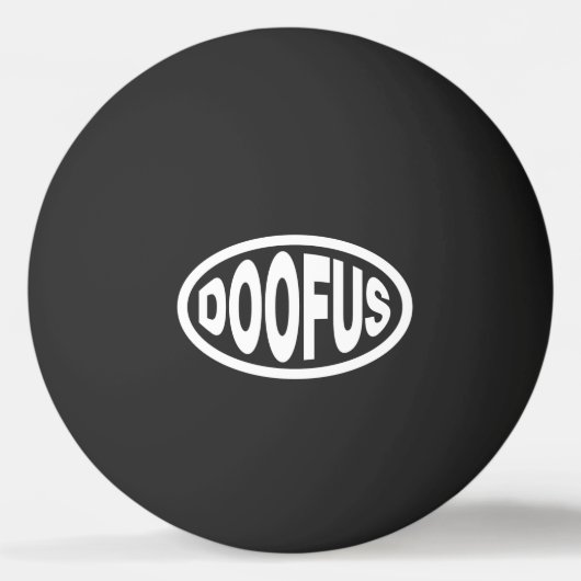 DOOFUS PINGPONGBALLEN (Voorkant)