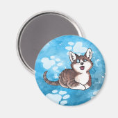 Doofy Cat Magnet Magneet (Voorkant / Achterkant)