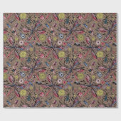 Doogavebeestjes op mochasbruin cadeaupapier (Vlak)