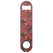 Doogaveinsecten op koraalrood speed flessenopener (Achterkant)