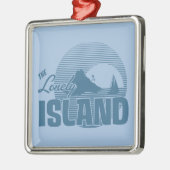 Dookie Island - Blue Metalen Ornament (Links)