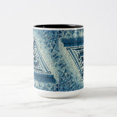 doolhof tweekleurige koffiemok (Center)