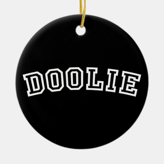 DOOLIE KERAMISCH ORNAMENT (Voorkant)