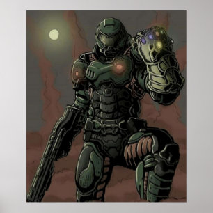 Doom Doom Eternal Infinity Slayer Poster