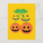 Doom Jack o' Lantern Cherries Briefkaart (Voorkant)