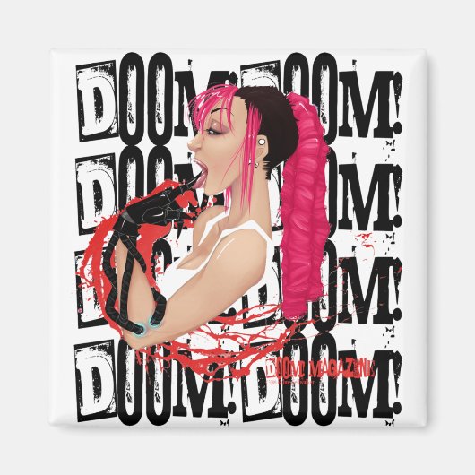 DOOM ! Magazine "Z" Magnet (Devant)