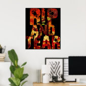 Doom - riem en scheur poster (Thuiskantoor)