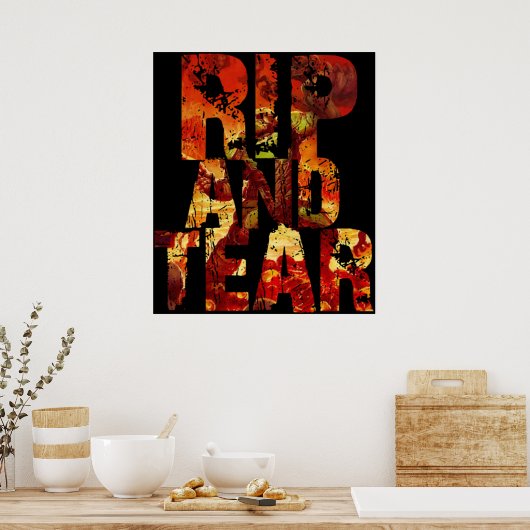 Doom - riem en scheur poster (Keuken)