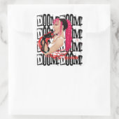 DOOM ! Sticker noir pour magazine "Z" (Sac)