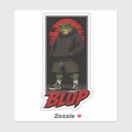 Doom The Toad Streetwear Karakter Grafisch Sticker