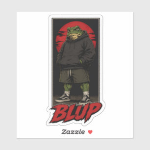 Doom The Toad Streetwear Karakter Grafisch Sticker