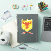 Doomcock Coat of Arms Vinyl Sticker (iPad Cover)